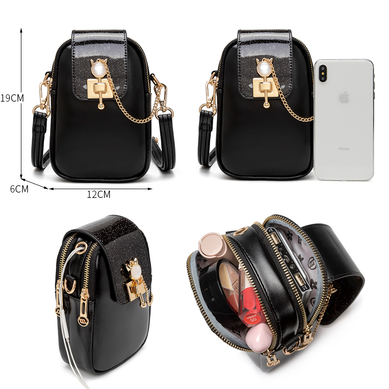 New Fashion Women's Mobile Phone Shoulder Bag Pouch Case Handbag Purse ...